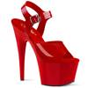 Pleaser - ADORE708N Sandale à bride à la cheville, Pole dance chaussures - Chaussures de pole dance - Rouge Product image